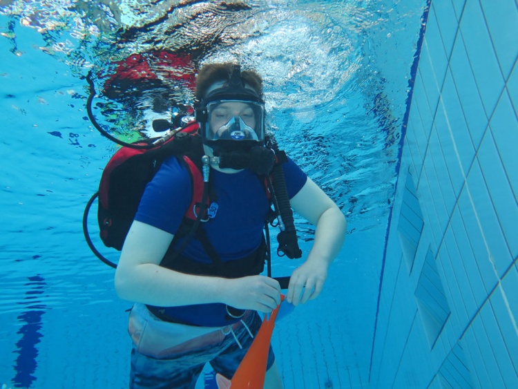Mitch discovers calm, confidence and inclusion underwater