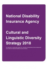 Cultural and Linguistic Diversity Strategy 2018 publication cover.