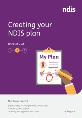 Booklet 2 Creating your NDIS plan cover