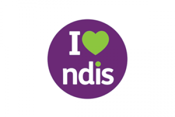 The "I Heart NDIS" logo