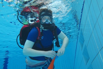 Mitch discovers calm, confidence and inclusion underwater