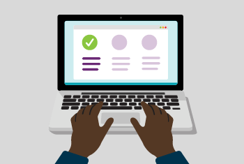 Website feedback form tile